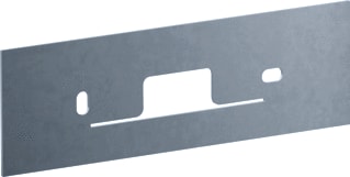 Paffoni - Toebeh./onderd. badkameraccessoires rechthoeige muurplaat chr