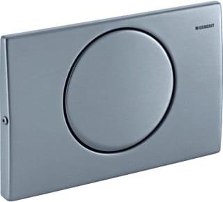 Geberit - Delta10 Bedieningsplaat spoelsysteem Bed Pan Sq Rvs
