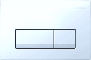 Geberit - Delta50 Bedieningsplaat spoelsysteem Bed Pan Sq Wt