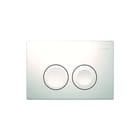 Geberit - Delta25 Bedieningsplaat spoelsysteem Bed Pan Rnd Wt