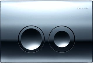 Geberit - Delta25 Bedieningsplaat spoelsysteem Bed Pan Rnd Chr