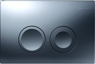 Geberit - Delta25 Bedieningsplaat spoelsysteem Bed Pan Rnd Mchr