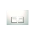 Geberit - Delta35 Bedieningsplaat spoelsysteem Delta25 Bed Pan Sq Wt
