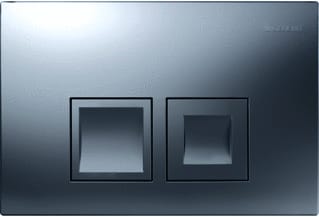 Geberit - Delta35 Bedieningsplaat spoelsysteem Delta25 Bed Pan Sq Mchr