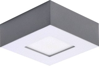 Prolumia - LED Pro-Ceiling Plafond-/wandarmatuur Pro-C 108 Opb 8W 3000K Wt
