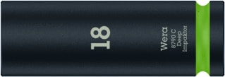 Wera - Dop voor zeskantmoeren 8790C Impdp Dppn1/2-18X83
