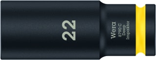 Wera - Dop voor zeskantmoeren 8790C Impdp Dppn1/2-22X83
