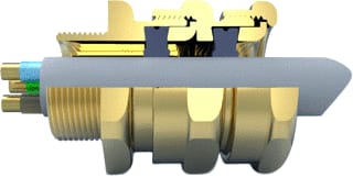HAWKE - Wartel kabel-/buisinvoer Cablegland 501/423/B-M25