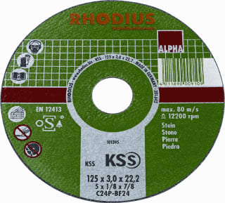 Rhodius - KSS Slijpschijf doorslsch kss 230x3 steen