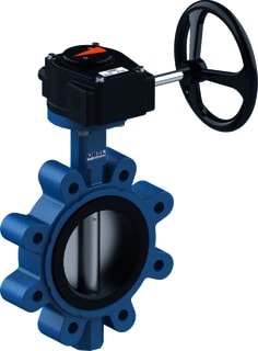 Ubel - 0808 Vlinderklepafsluiter Vlklep Lug Pn16 Dn150