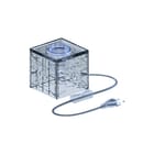 Bailey - Tafellamp Cal Tafel Lamp Vierk E27 Glas
