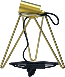 Bailey - Tafellamp Cal 3-Poot E27 Goud