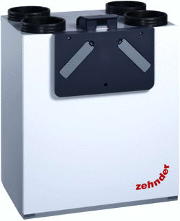 Zehnder - ComfoAir E WTW apparaat eengezinswoning E400 Rh-R-Prh-P