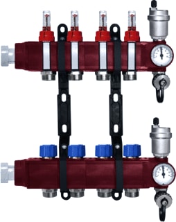 Radson - VVW Verdeler voor hydronische circuits Polyam Verdeler Fm 1" 6Gr