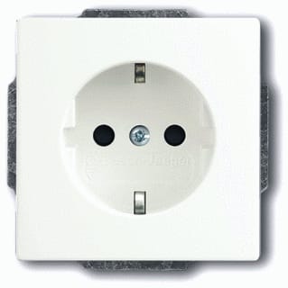 ABB Busch-Jaeger - Future Wandcontactdoos (WCD schakelmat.) Wcd Ra Kv Cpl Inb Mat Wt