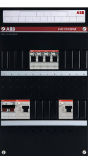 ABB - Hafonorm HAD Groepenkast, geassembleerd Installkst 4Gr 2Al 2P