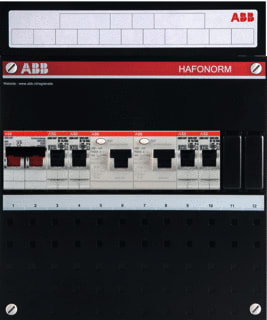 ABB - Hafonorm HAD Groepenkast, geassembleerd installkst 4gr 2al 2p