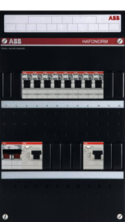 ABB - Hafonorm HAD Groepenkast, geassembleerd Installkst 8Gr 2Al 2P