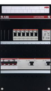 ABB - Hafonorm HAD Groepenkast, geassembleerd installkst 6gr 2al 4p
