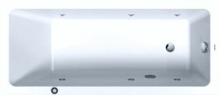 Duravit - No.1 Systeembad whirlpool w 1600x700
