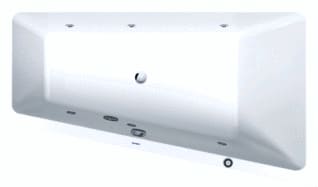 Duravit - No.1 Systeembad whirlpool 1700x1000
