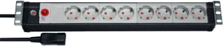 Brennenstuhl - Premium-Line Contactdooscombinatie Prem-L Techn 8Zw/Lgr 3M19