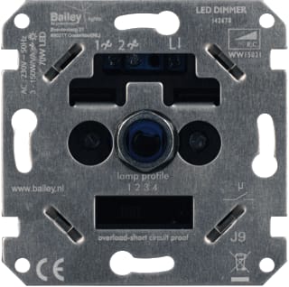 Bailey - Wonderwall LED Dimmer Dimmer Wall Rc 3-150W