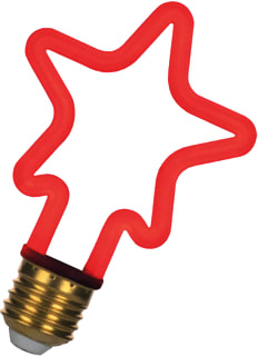 Bailey - LED Party Bulb LED-lamp neon star e27 4w red
