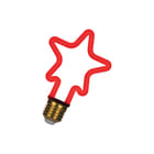 Bailey - LED Party Bulb LED-lamp neon star e27 4w red