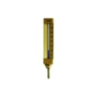 Ubel - Glasthermometer Thrmtr Alu Re-30-+50 40Mm