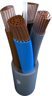 TKF - Voedingskabel v/a 1 kV vaste aanleg YMVK DCA 4X185 SVS MT