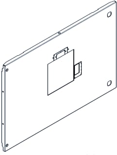 Legrand - LEXIC Frontplaat voor kast/lessenaar Frpl ?630 Ala Mot Xl?S4K