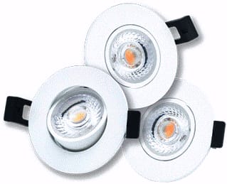 Interlight - Camini Downlight/spot/schijnwerper Set 27K 3X8W 36 Wt