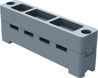 Legrand - LEXIC Comp. v. uitbouw kast/lessenaar railst160a 3p+n zwev-isol