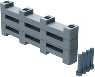 Legrand - LEXIC Comp. v. uitbouw kast/lessenaar railst-1600a 3p zwev-isol