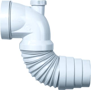 Wirquin - Fitting met 2 aansluitingen uitrekbare wc-pijp + bcht
