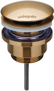 Wirquin - Afvoerplug goud afvoerplg quick clac