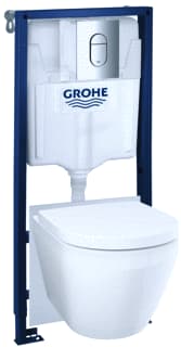 Grohe - Solido Euro Ceramic Inbouwreservoir met frame grohe wc-pack 5-in-1 2pcs