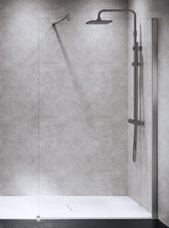 Novellini - Inloopdouche kuadra h 90 inldch mchr