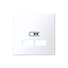Schneider Electric Merten - Systeem D Inzetplaat schakelmateriaal centrplt usb lotuswit sysd
