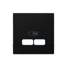 Schneider Electric Merten - Systeem D Inzetplaat schakelmateriaal centrplt usb mocca metal