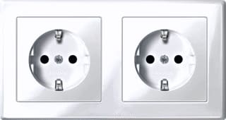 Schneider Electric Merten - M-Smart Wandcontactdoos (WCD schakelmat.) Wcd Ra 2V Compl Pwt
