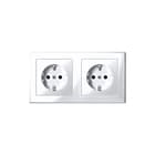 Schneider Electric Merten - M-Smart Wandcontactdoos (WCD schakelmat.) Wcd Ra 2V Compl Pwt