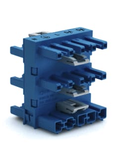 Wago - Comp. verd. insteekb. gebouwinstal. Verdeler 5-V 5-Pol Bl