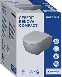 Geberit - RENOVA COMPACT Closet Wcl Pack Rf 48Cm