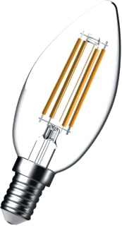 Tungsram - LED-lamp tun candle 4.5w 827 e14 cl