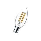 Tungsram - LED-lamp tun candle 4.5w 827 ba15d cl