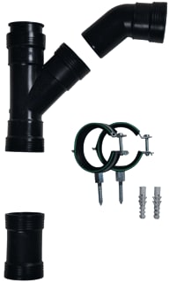 Luxxor - Showersave Toeb./onderd. warmtapwaterbereider Aansluitset Nl