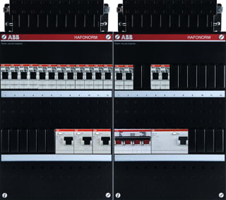 ABB - Hafonorm HAD Groepenkast, geassembleerd Kast 3F 40A 2P 14 Inst Aut