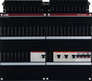 ABB - Hafonorm HAD Groepenkast, geassembleerd Inst.Kast He-H44-44+222